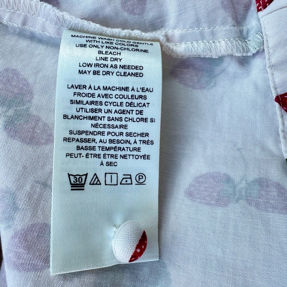 NWT Anthropologie Maeve Cecily Fit & Flare Midi Strawberries Sweetheart Dress, L - Picture 12 of 16